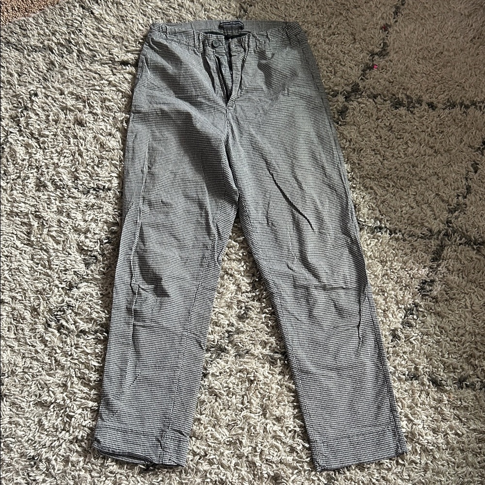 Brandy Melville Gray Patterned Jeans Dress